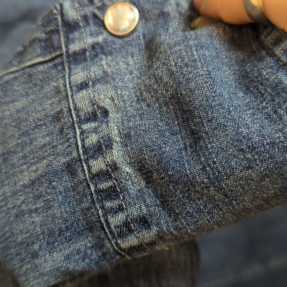 J. Crew | Trademark | Chambray Long Sleeve Button-Front Shirt - Picture 6 of 12